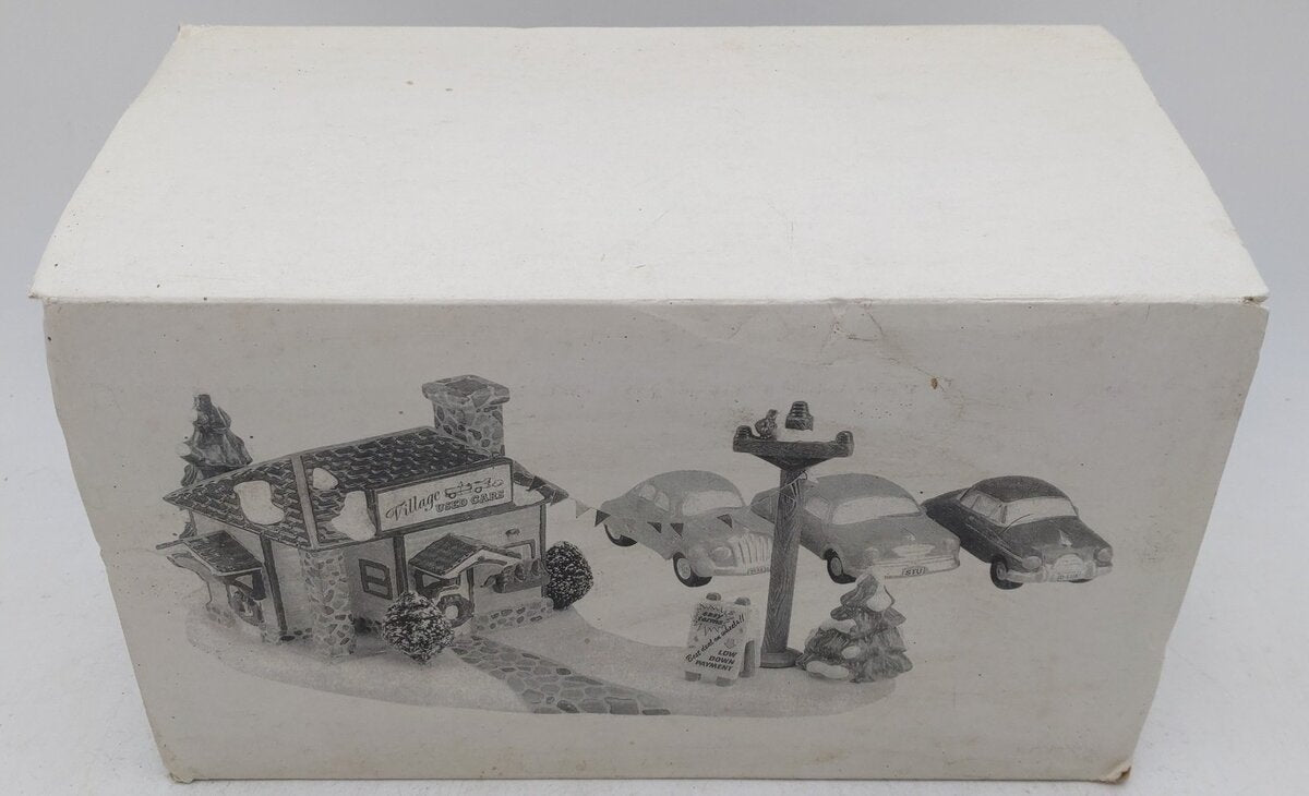 Dept 56 5428-3 Village Used Car Lot EX/Box