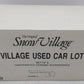 Dept 56 5428-3 Village Used Car Lot EX/Box