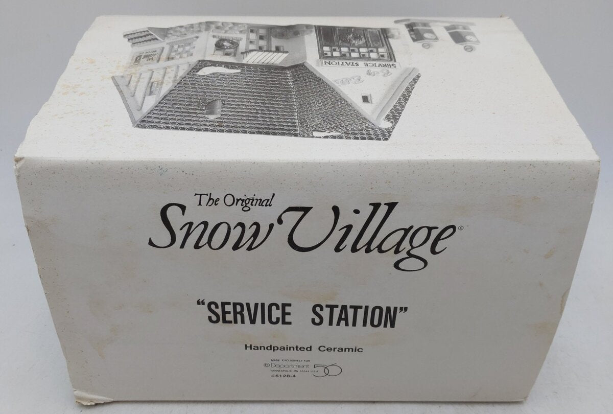 Dept 56 5128-4 Service Station box EX/Box