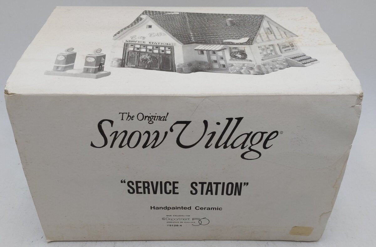Dept 56 5128-4 Service Station box EX/Box
