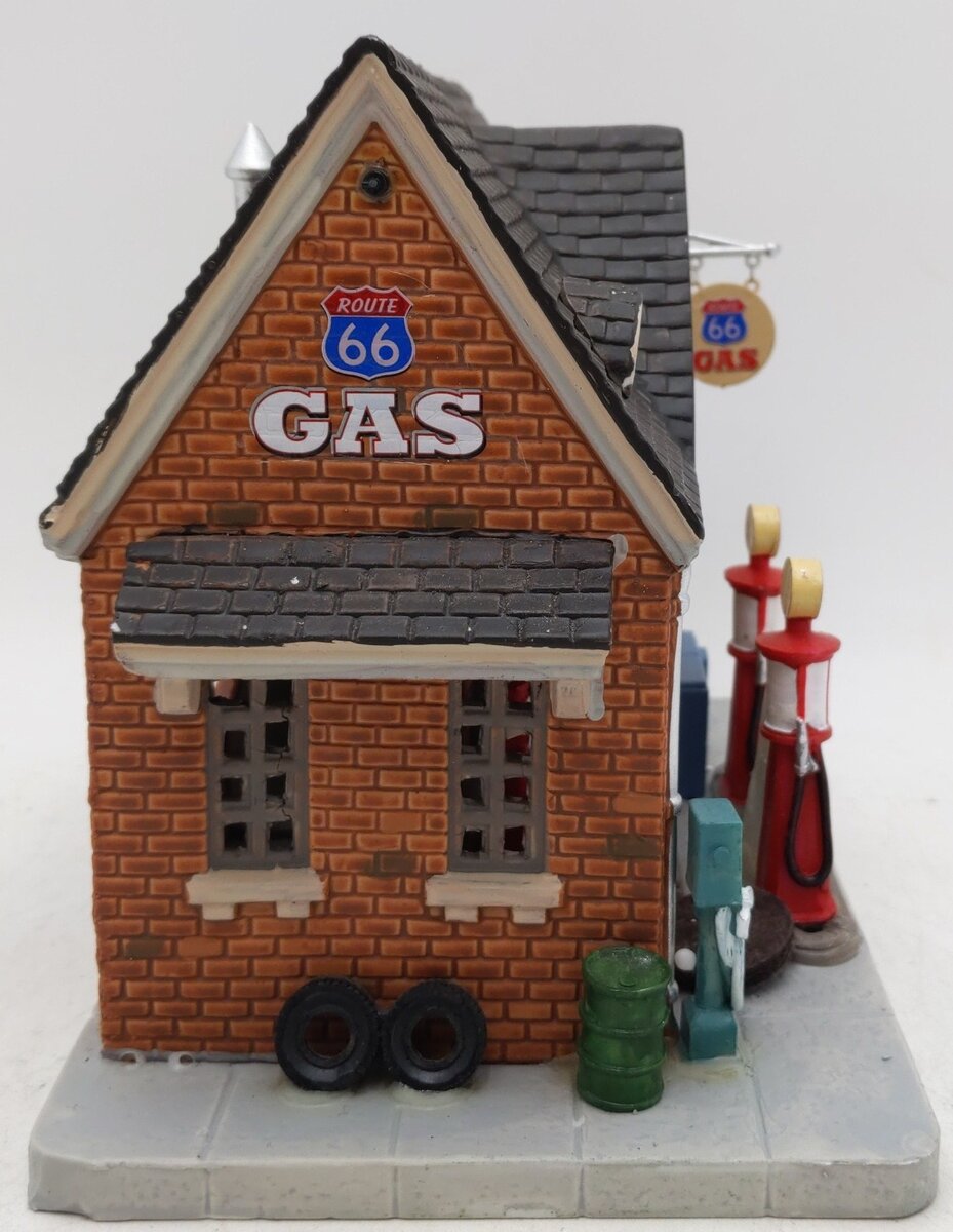 Lemax 45703 Vintage Gas Station EX/Box