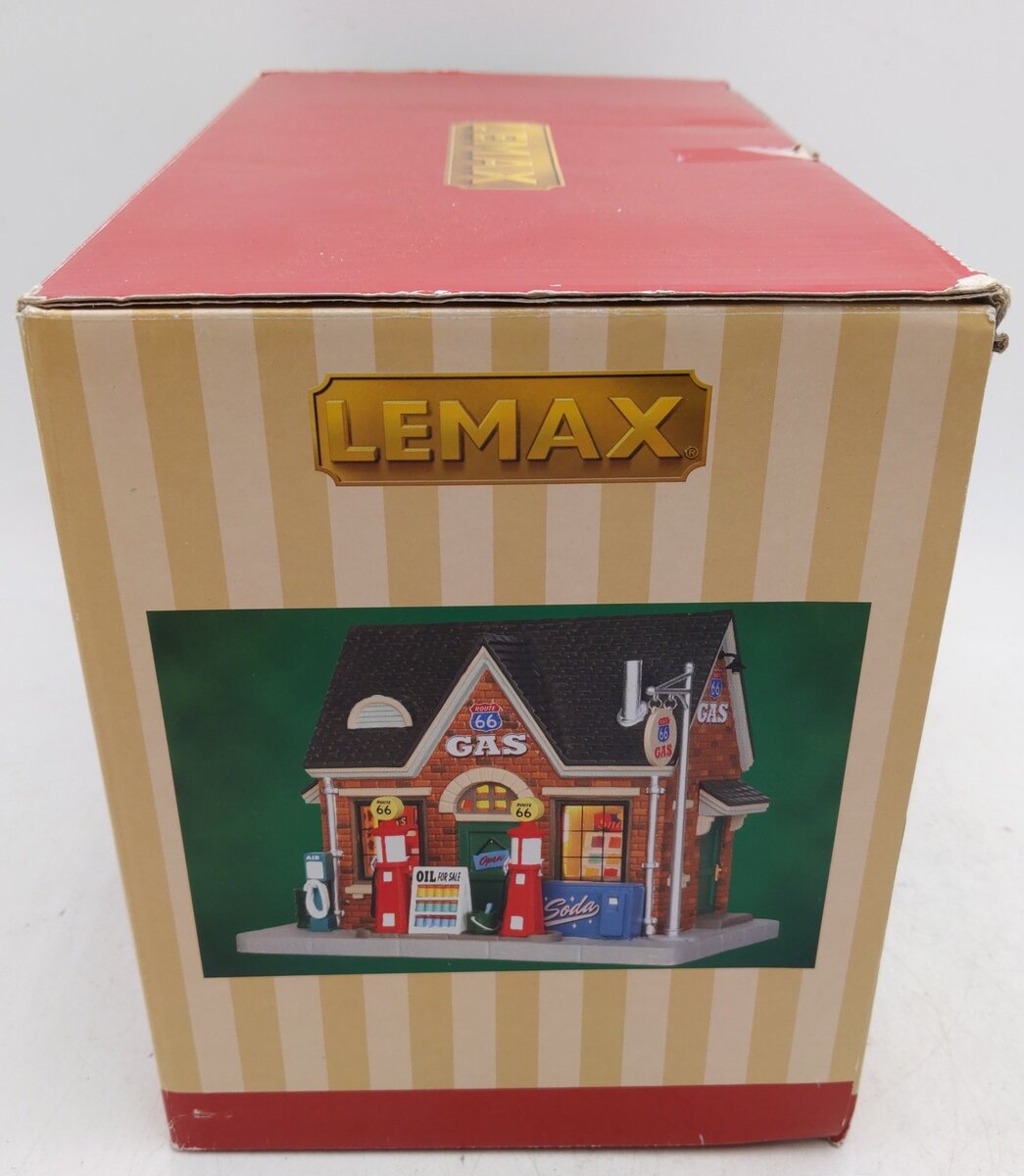 Lemax 45703 Vintage Gas Station EX/Box