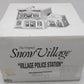 Dept 56 54853 Snow Village Police Station EX/Box