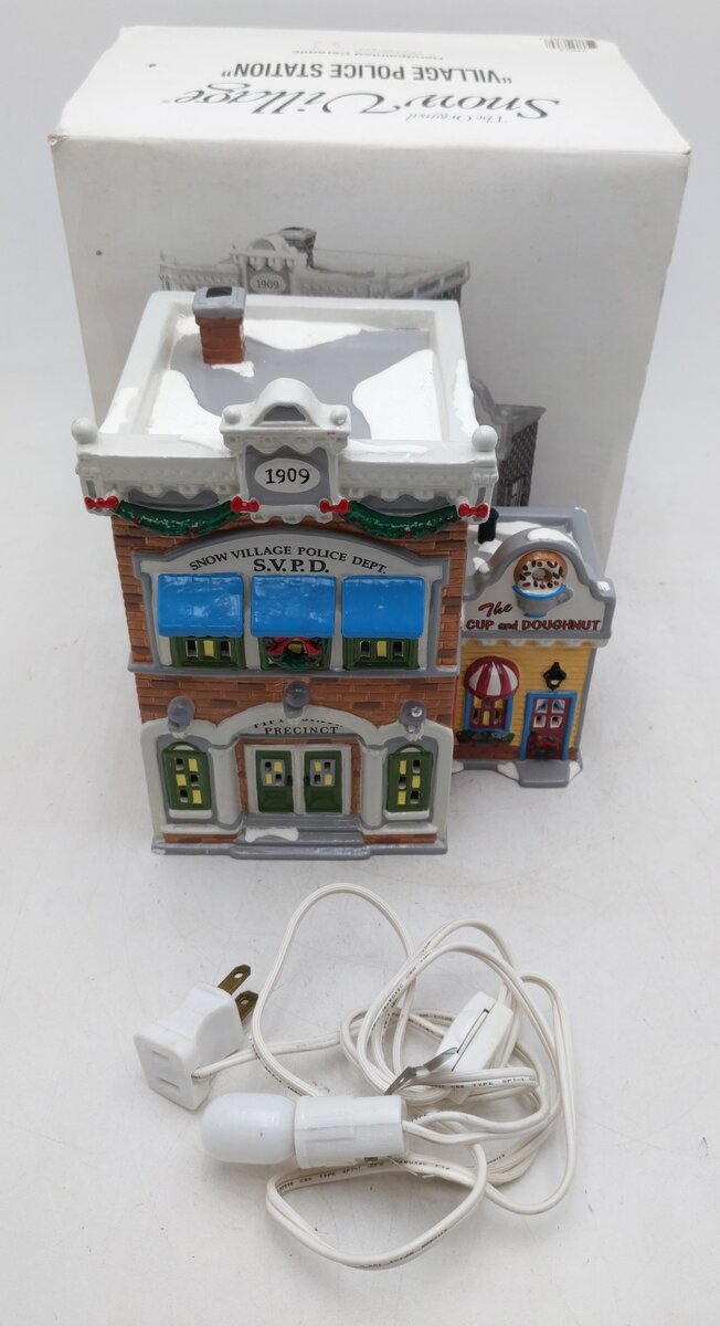 Dept 56 54853 Snow Village Police Station EX/Box