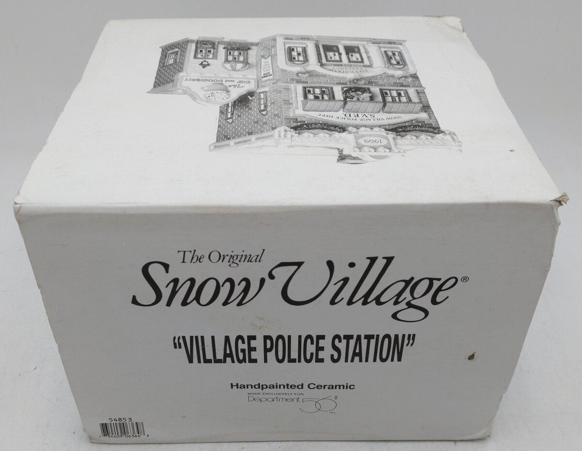 Dept 56 54853 Snow Village Police Station EX/Box