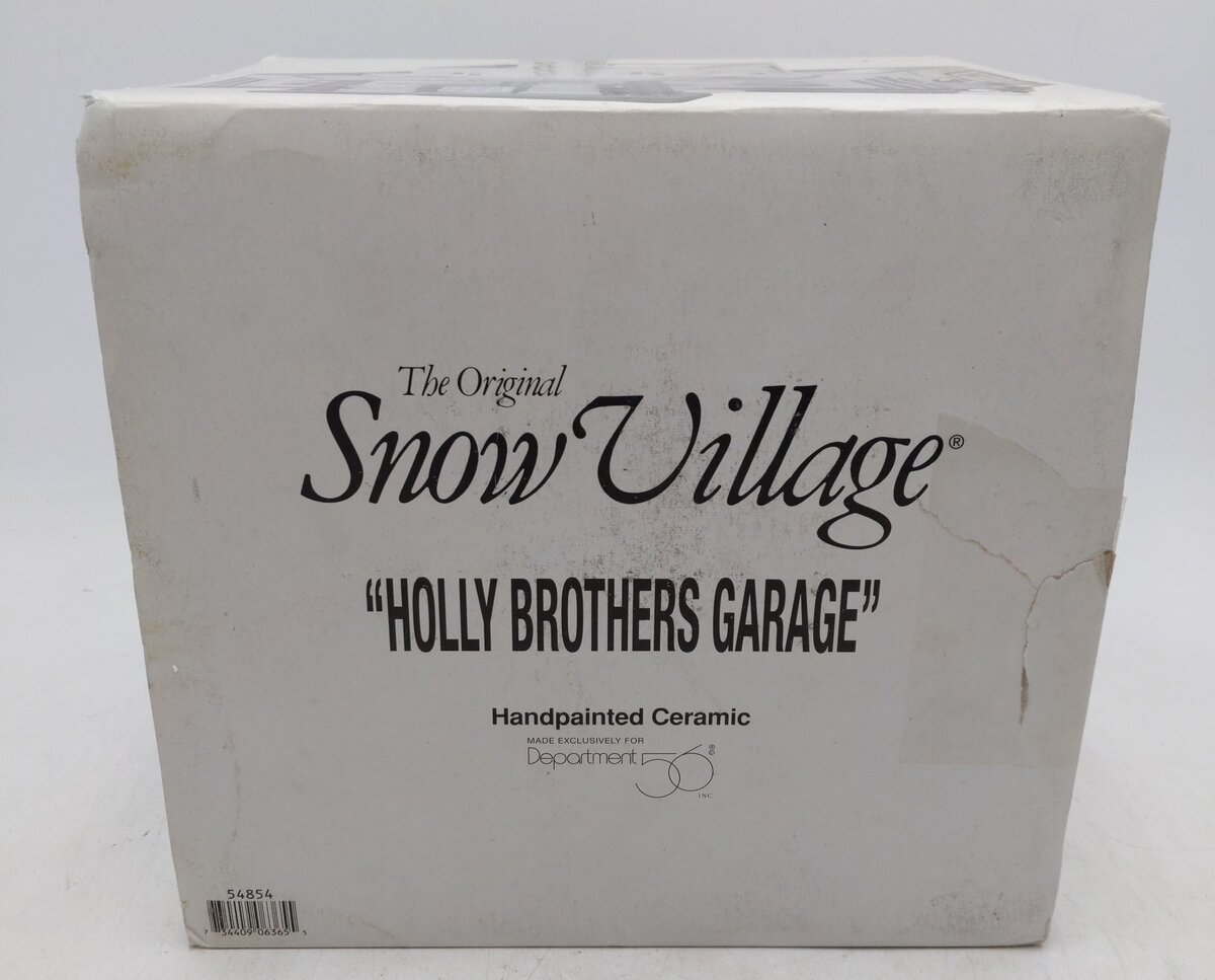 Dept 56 54854 Holly Brothers Garage VG/Box