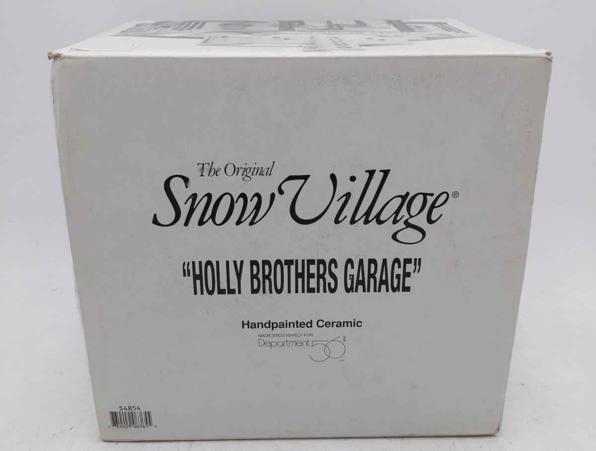 Dept 56 54854 Holly Brothers Garage VG/Box