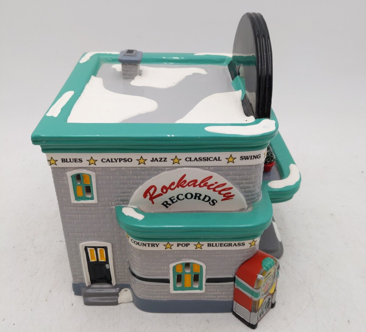 Dept 56 54880 Rockabilly Records EX/Box