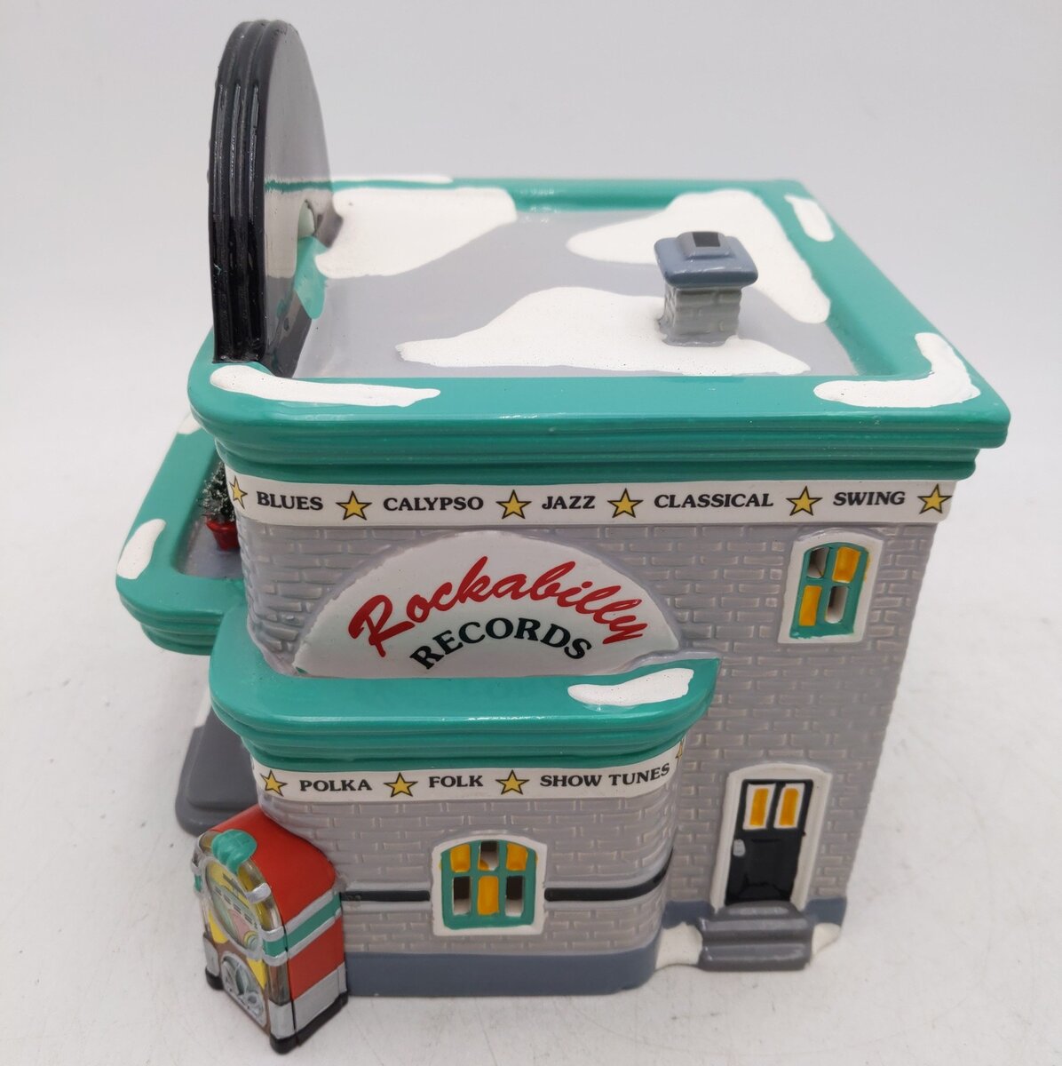 Dept 56 54880 Rockabilly Records EX/Box