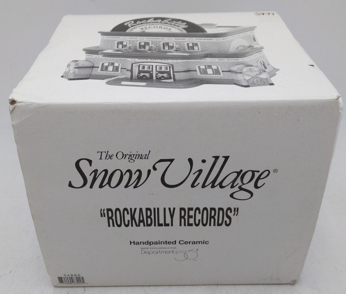Dept 56 54880 Rockabilly Records EX/Box
