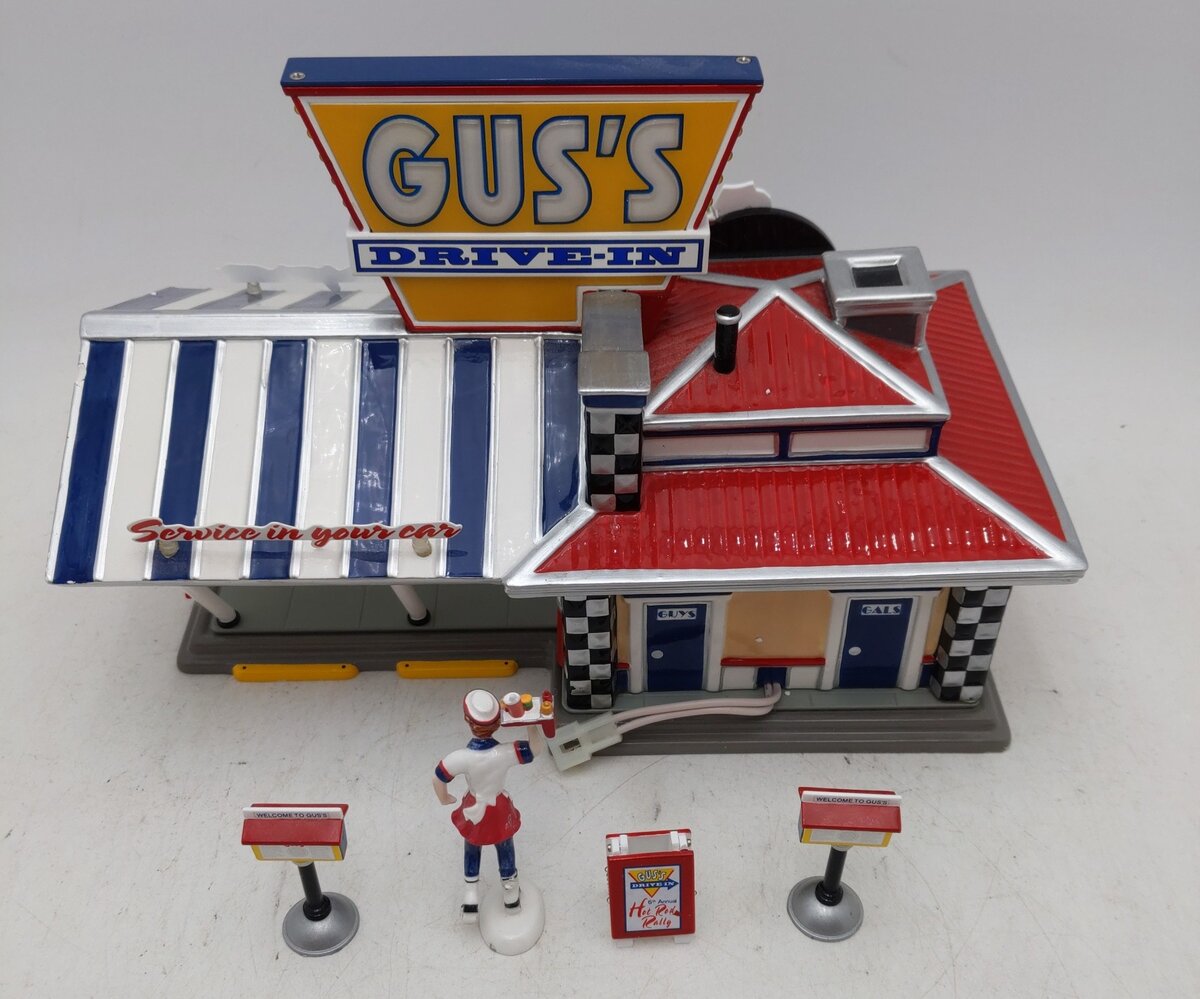 Dept 56 55067 Snow Village Gus's Drive-In EX/Box