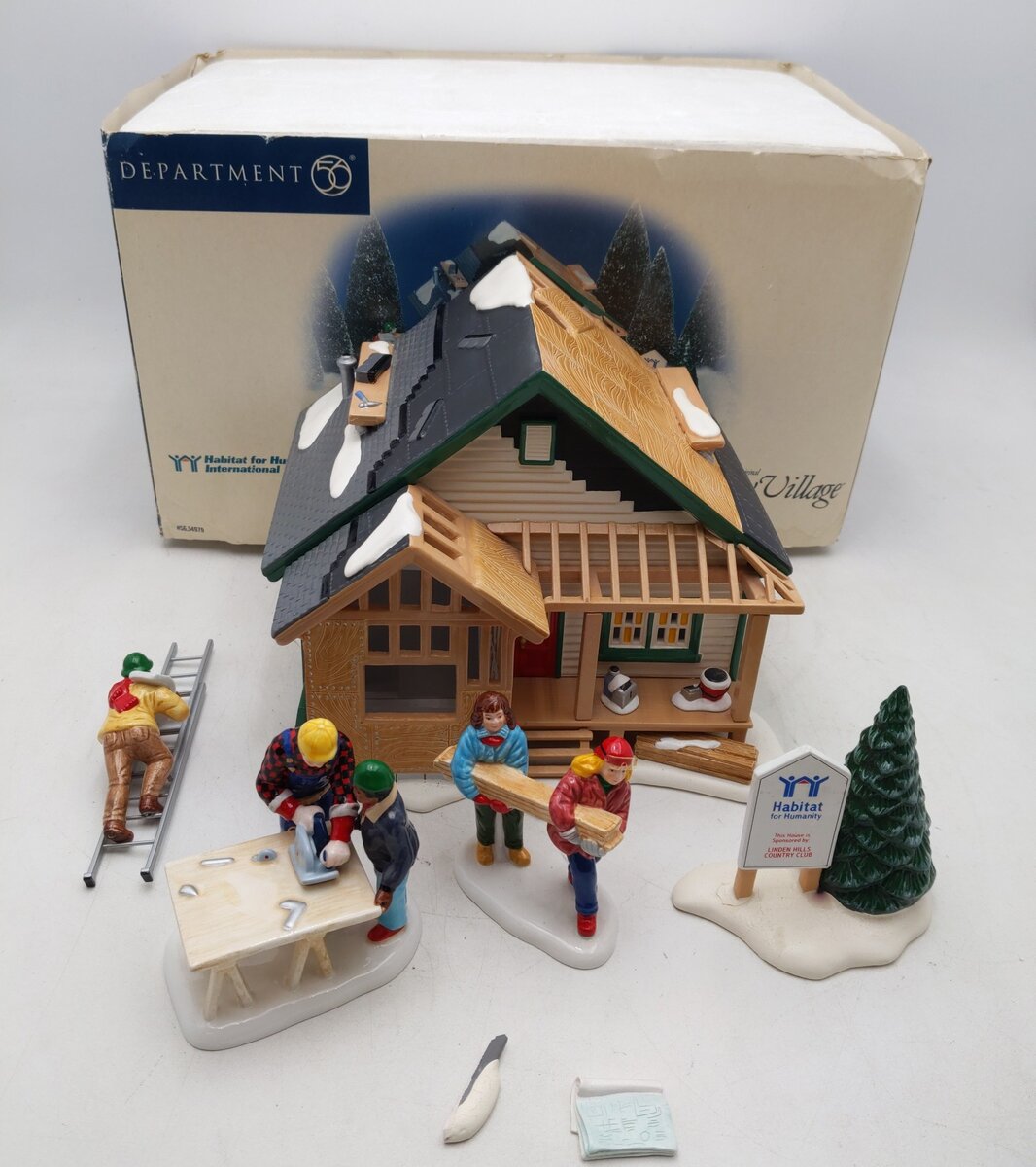 Dept 56 54979 A Home In The Making Set Of 5 EX/Box