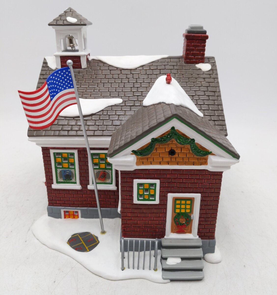 Dept 56 55070 Snow Village Cedar Ridge School EX/Box