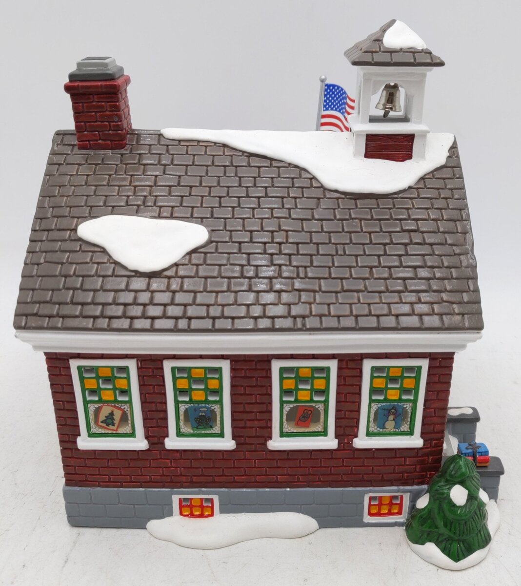 Dept 56 55070 Snow Village Cedar Ridge School EX/Box