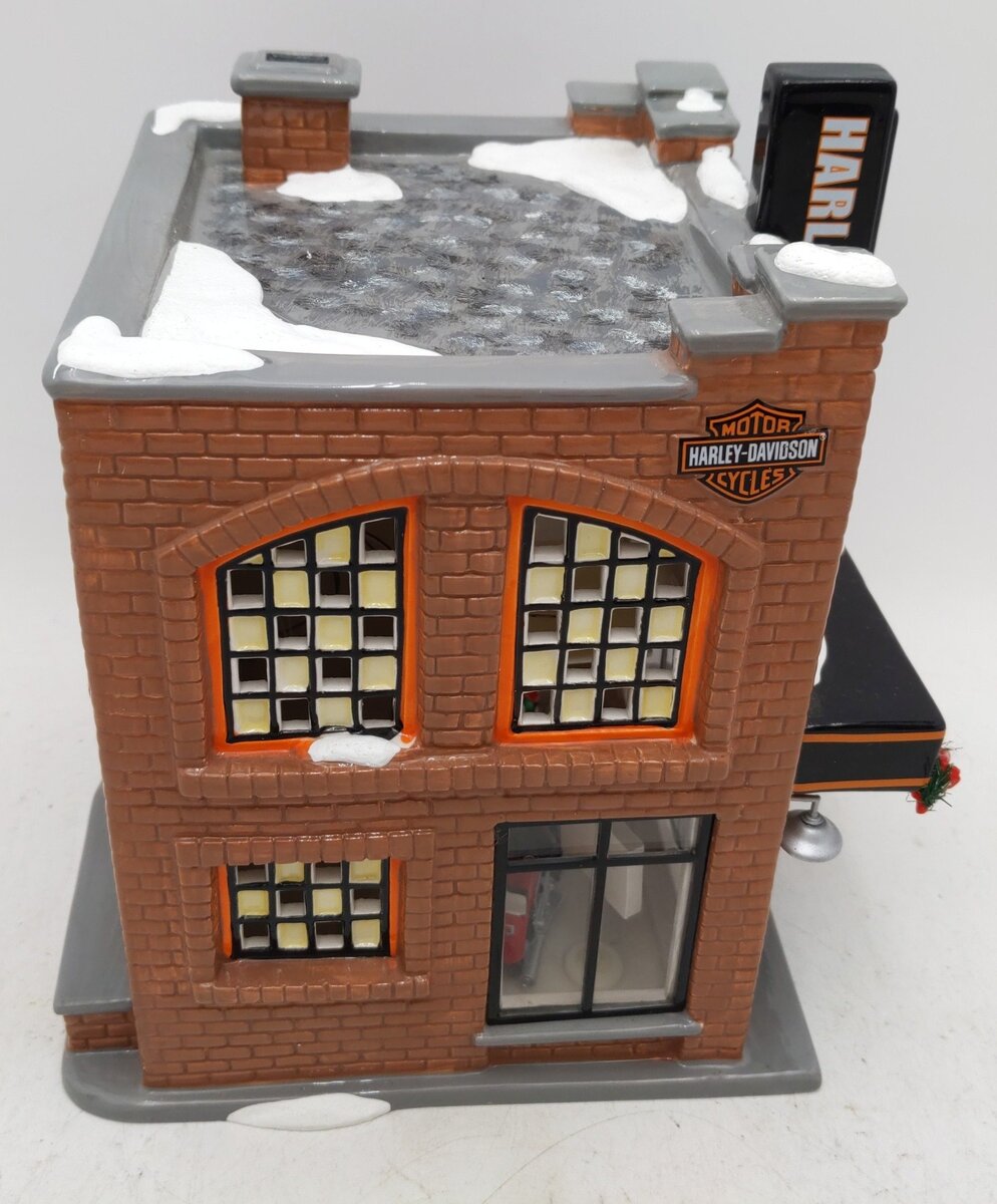 Dept 56 4020216 Harley-Davidson Snow Village EX/Box