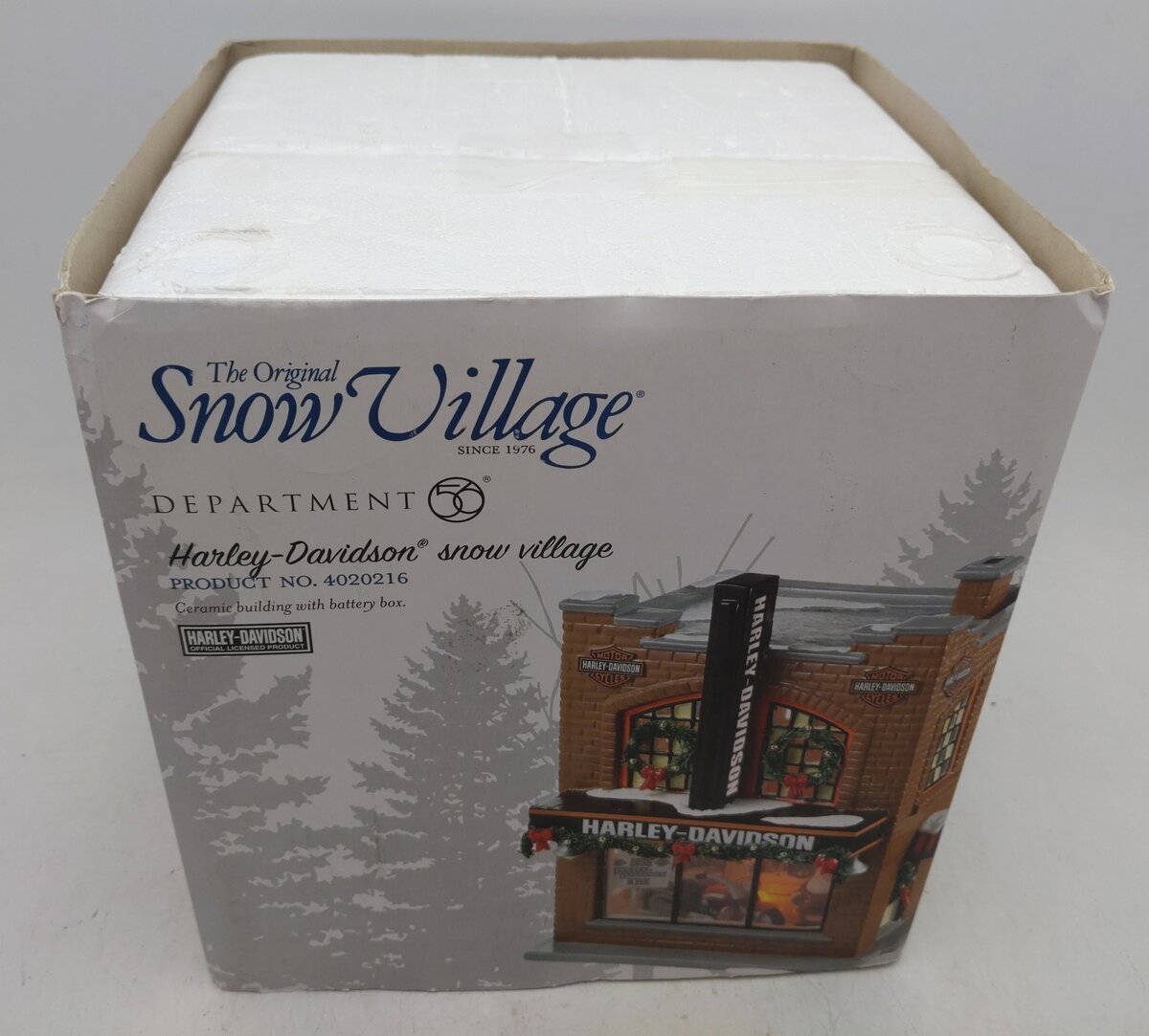 Dept 56 4020216 Harley-Davidson Snow Village EX/Box
