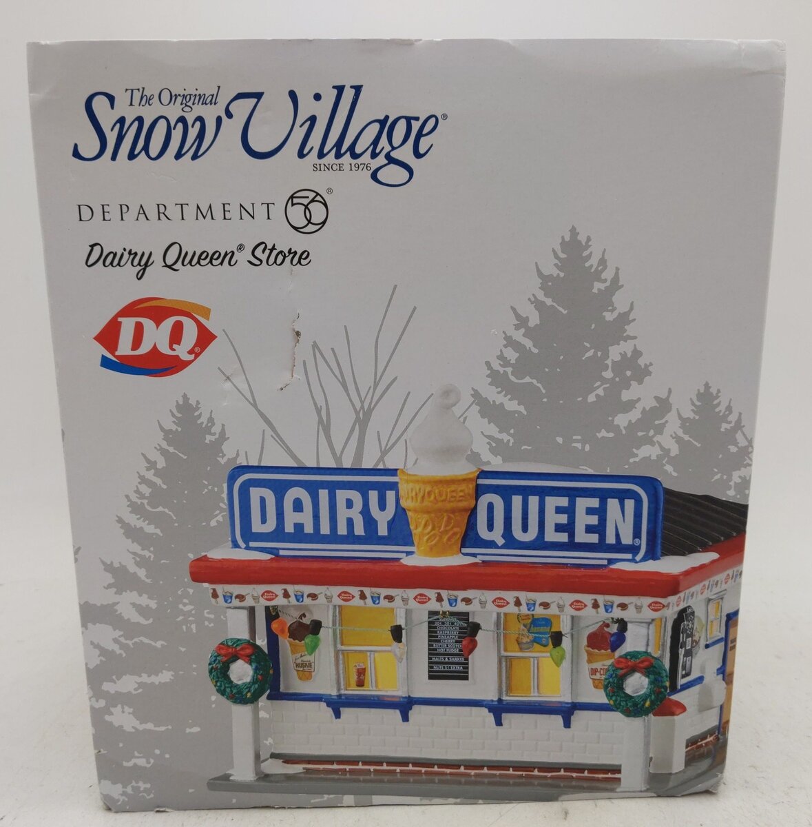 Dept 56 4044855 Snow Village Dairy Queen EX/Box