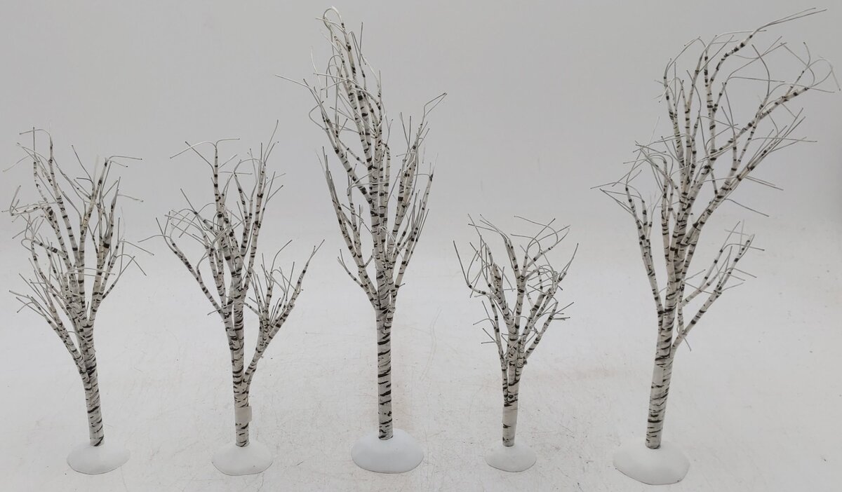 Dept 56 52636 Winter Birch Trees [5] EX