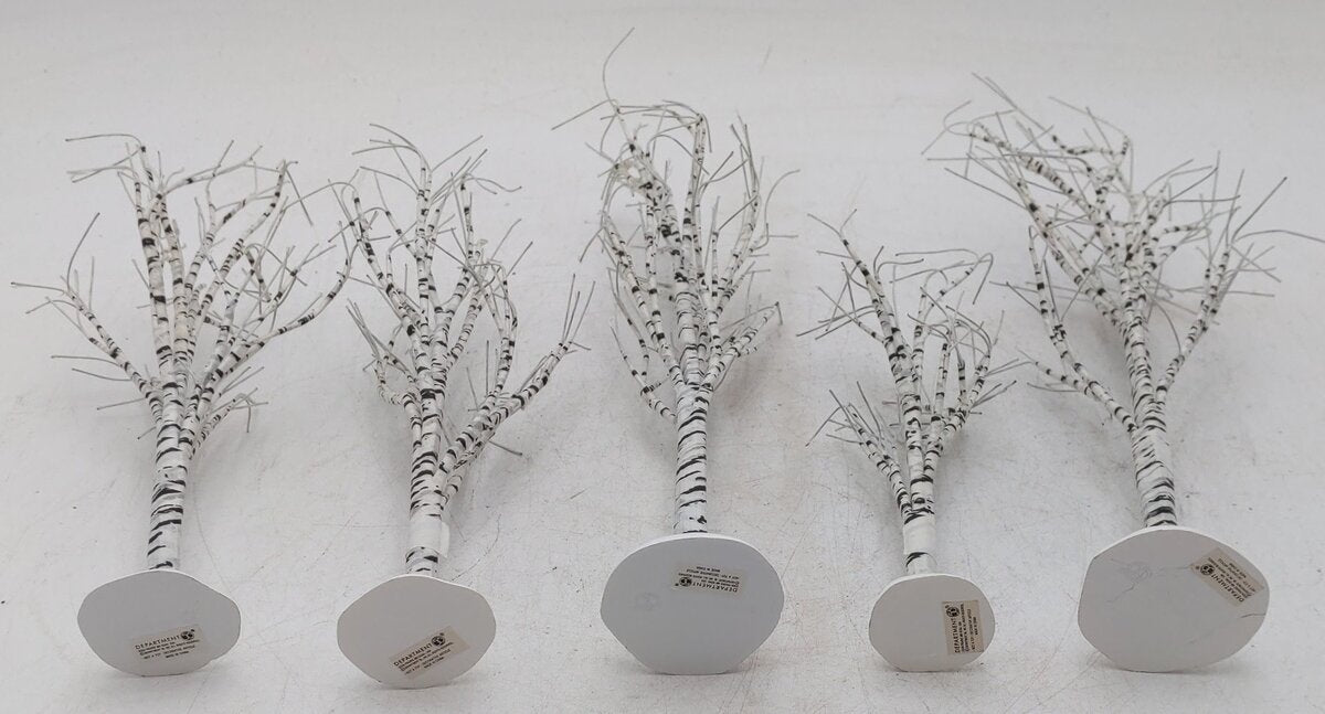 Dept 56 52636 Winter Birch Trees [5] EX
