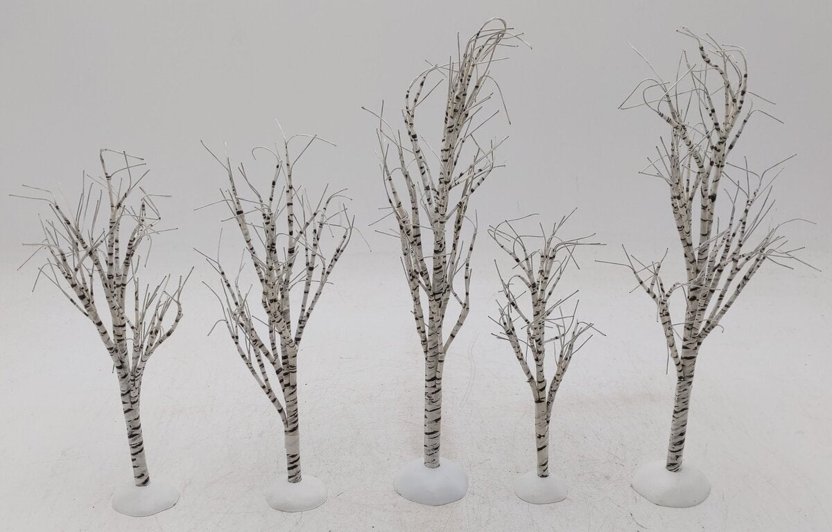 Dept 56 52636 Winter Birch Trees [5] EX