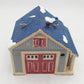 Dept 56 5125-0 Snow Village "Single Car Garage" Hand Painted Ceramic Building EX/Box