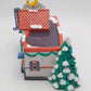 Dept 56 5401-1 Snow Village "The Honeymooner Motel" Handpainted Ceramic Building EX/Box