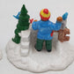 Department 56 5414-3 Snow Village "Snowball Fort" Ceramic Figurines (Box of 3) EX/Box