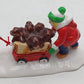 Department 56 5432-1 Snow Village "Christmas Puppies" Ceramic Figurines EX/Box