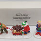 Department 56 5432-1 Snow Village "Christmas Puppies" Ceramic Figurines EX/Box