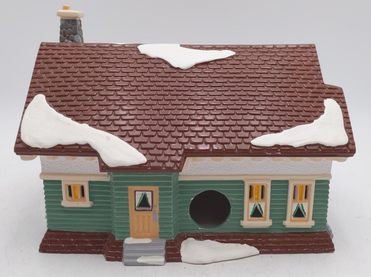 Dept 56 5437-2 Snow Village "Craftsman Cottage" Hand Painted Ceramic Building EX/Box