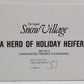 Dept 56 5455-0 Herd of Holiday Heifers EX/Box