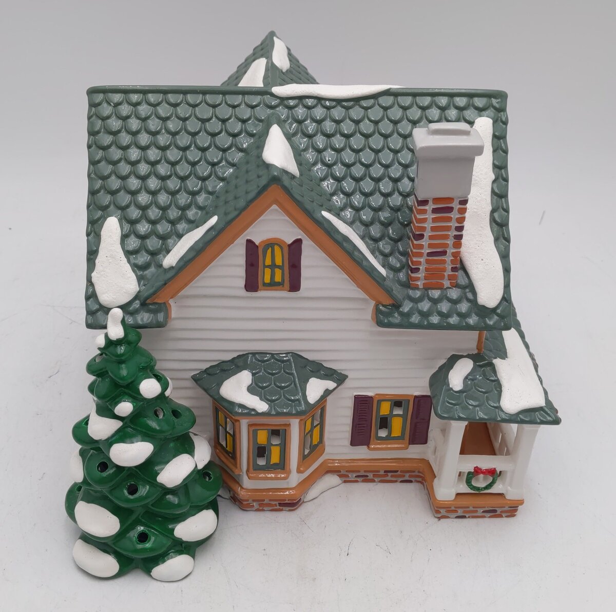 Dept 56 54873 Snow Village "Boulder Springs House" Hand Painted Ceramic Building LN/Box