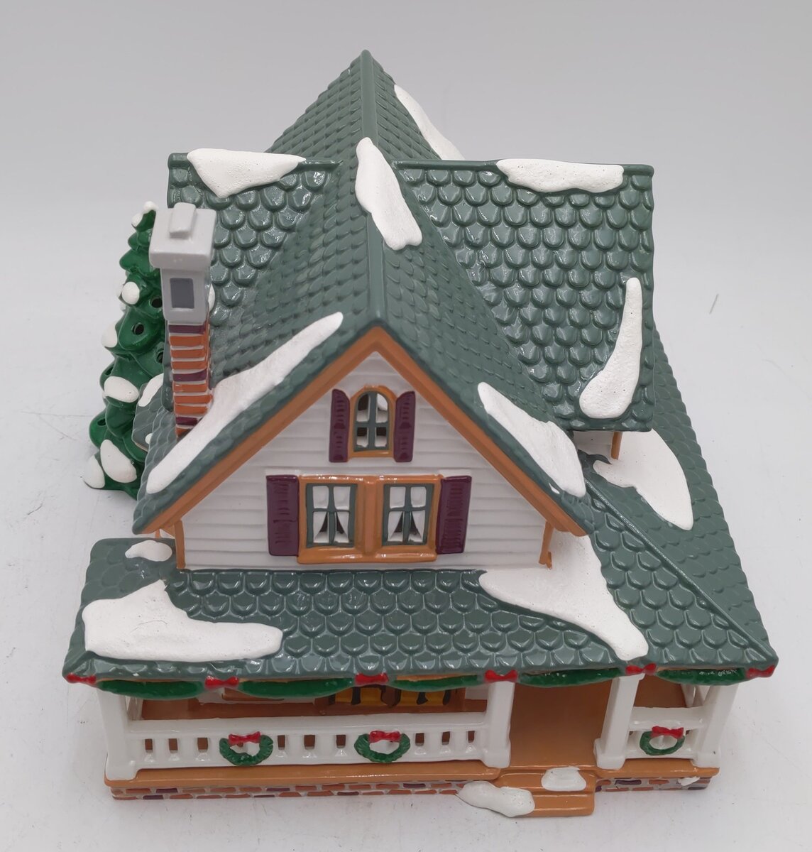 Dept 56 54873 Snow Village "Boulder Springs House" Hand Painted Ceramic Building LN/Box
