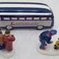 Dept 56 54875 Snow Village "A Ride On The Reindeer Lines" Ceramic Acc (Box of 3) EX/Box
