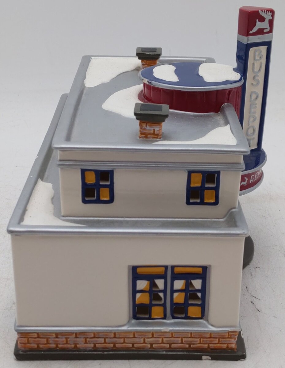 Dept 56 54874 Reindeer Bus Depot EX