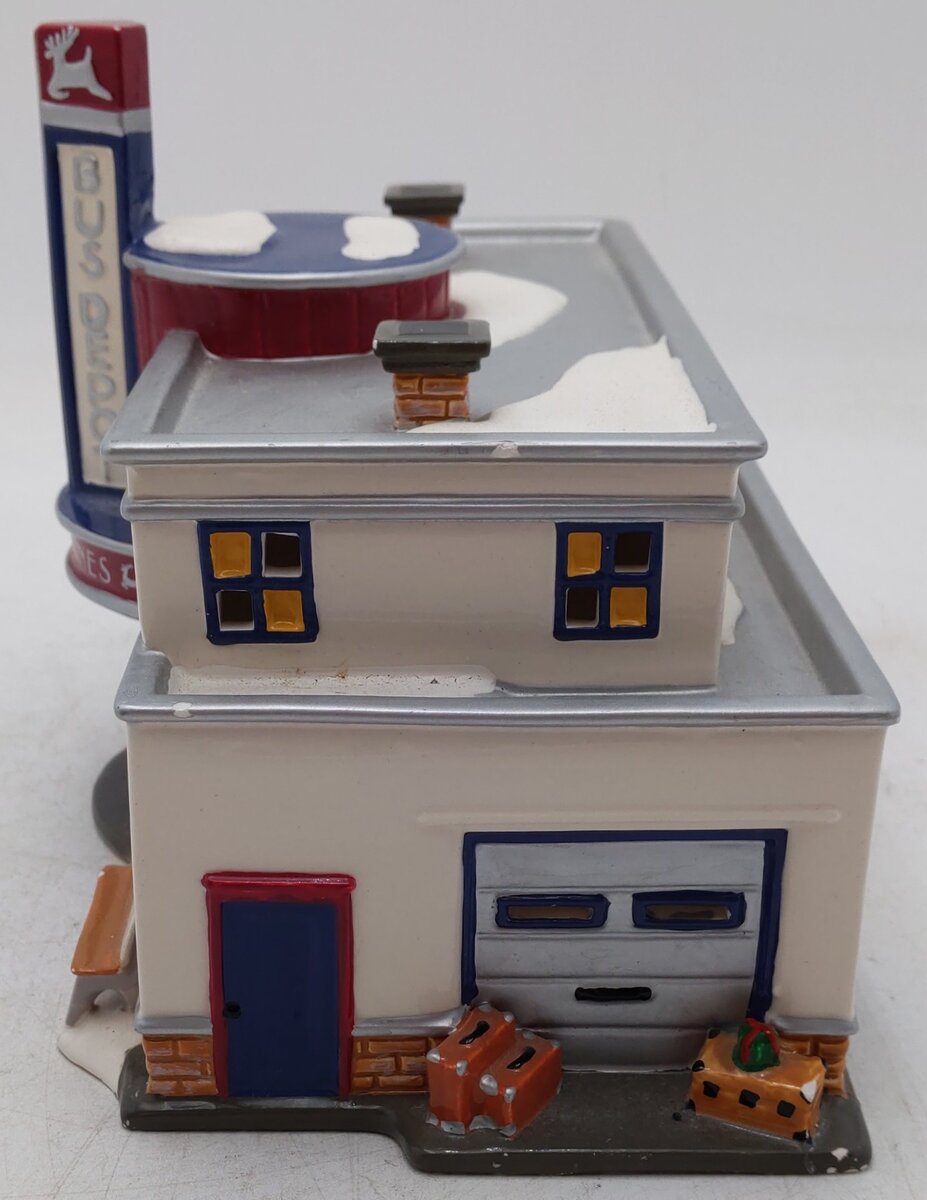 Dept 56 54874 Reindeer Bus Depot EX