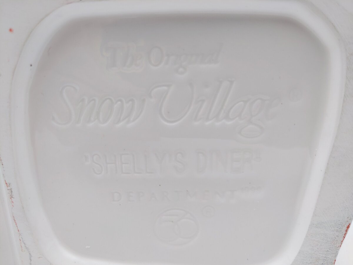 Dept 56 55008 O Scale Original Snow Village Shelly's Diner EX/Box