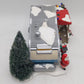 Dept 56 55335 Ceramic "Original Snow Village Collection" Lot 56, Christmas Court VG/Box