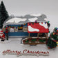 Dept 56 55335 Ceramic "Original Snow Village Collection" Lot 56, Chistmas Court VG