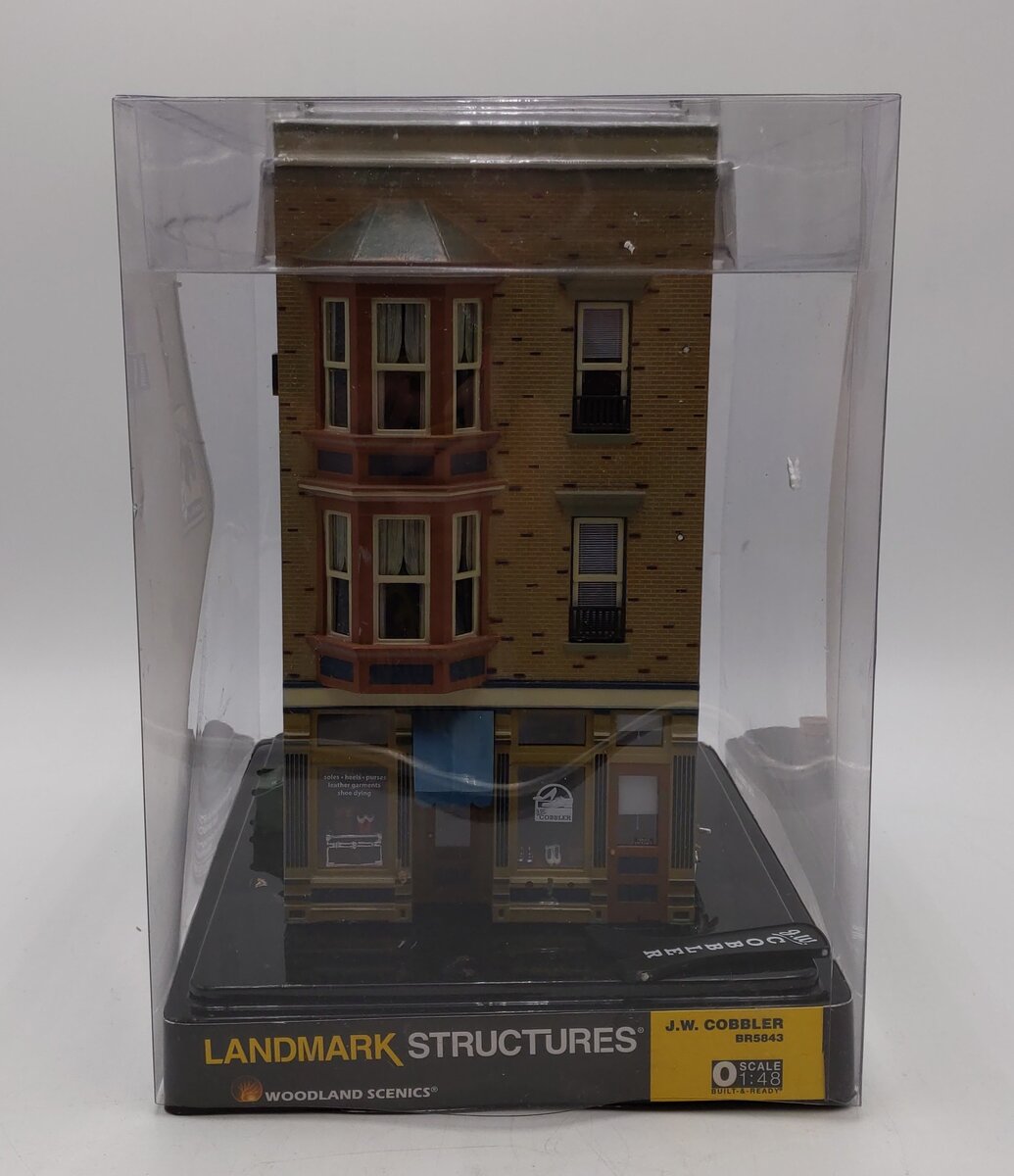 Woodland Scenics BR5843 O Scale Built-&-Ready J.W. Cobbler Building VG/Box