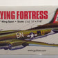 Guillows 2002 1:28 Flying Fortress 45-3/4 Wingspan B17G Military Plane Kit VG/Box