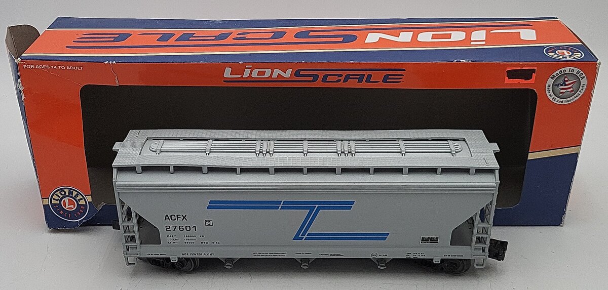 Lionel 3-18071 O Gauge Tenneco 3-Bay Covered Hopper #27601 LN/Box