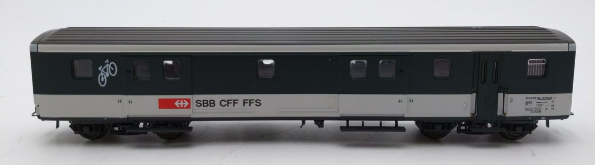 Roco 45189 HO SBB/Swiss Federal Railways EW-11 Baggage Coach w/ Bicycle Logo LN/Box