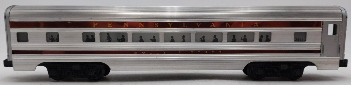 Lionel 2544 Vintage O Pennsylvania Molly Pitcher Aluminum Pullman Car VG/Box