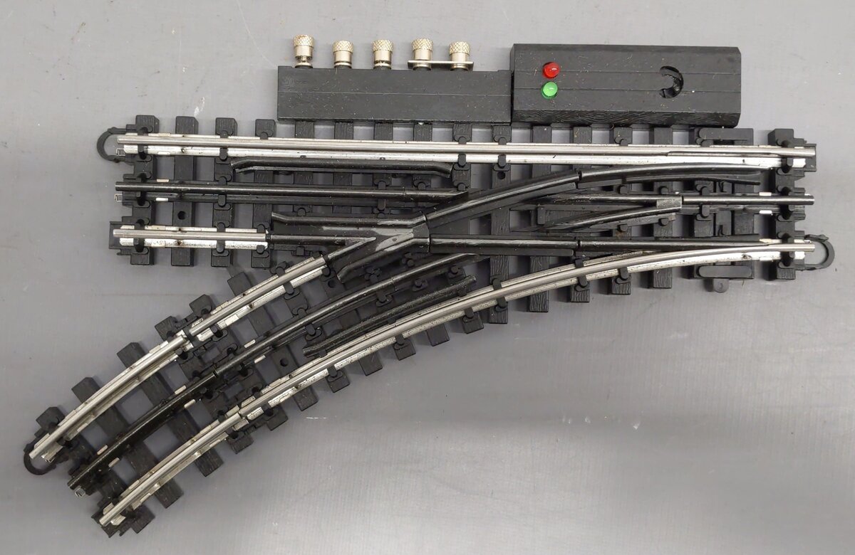 K-Line K-0763 O Gauge SuperSnap 31" Left Hand Remote Switch Turnout VG/Box