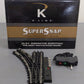 K-Line K-0763 O Gauge SuperSnap 31" Left Hand Remote Switch Turnout VG/Box