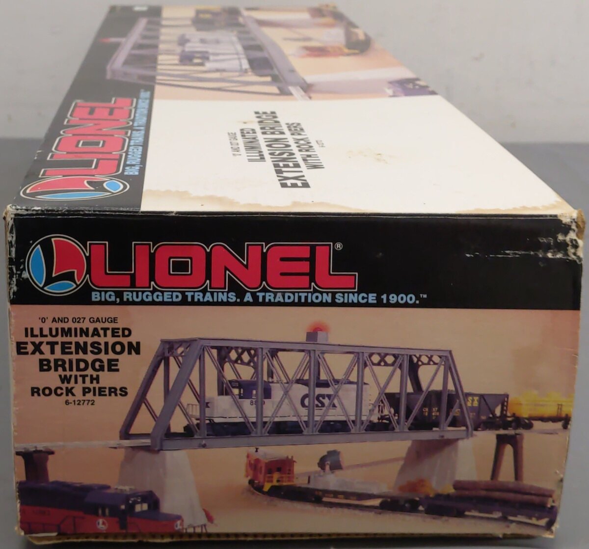 Lionel 6-12772 O Gauge Truss Bridge with Flasher and Piers VG/Box