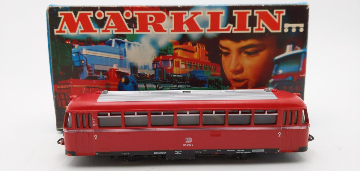 Marklin 3016 HO Scale DB Railbus LN/Box