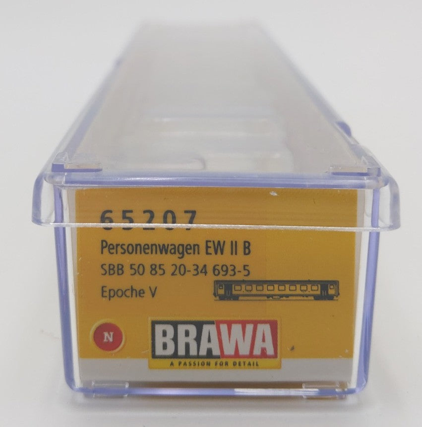 Brawa 65207 N Scale Swiss Federal Railways Personenwagen Coach Car LN/Box