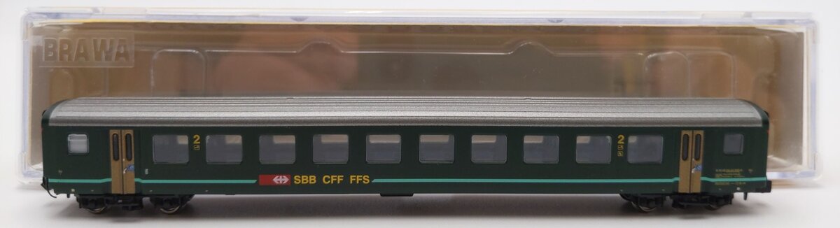 Brawa 65207 N Scale Swiss Federal Railways Personenwagen Coach Car LN/Box